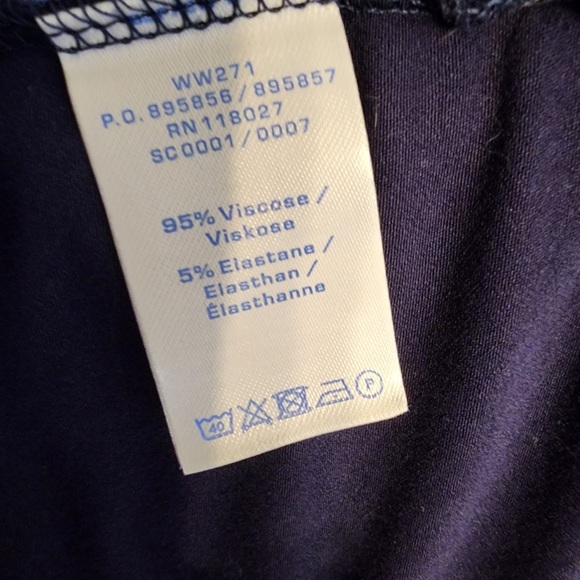 Boden Dark Navy Date Dress 8 - Picture 5 of 9